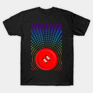 Radiation Button T-Shirt